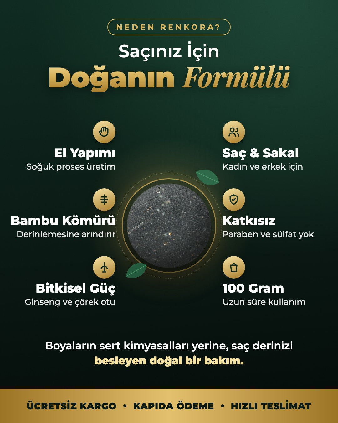 Neden Renkora - el yapımı, bambu kömürü, bitkisel, katkısız